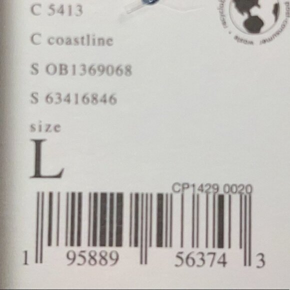 free People Blue High-Waist Free Throw Legging / Coastline size Large - Picture 9 of 12